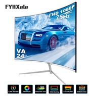 FYHXele 24 Inch/27inch/32inch Curved computer monitor 75Hz/165Hz 1080P/2K LCD Display Screen game mo