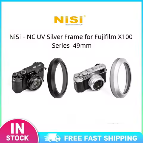 Fuji X100S/X100T/X100F Ring NiSi 49mm Adapter Ring for Fuji X100 Series, Filter Mounting Ring, Compa