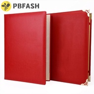 PBFASH A3 A4 Art Paper Hardcover, Poetry Reading High-end File Paper Page Folder, Durable Signing Co