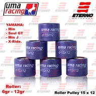 Pulley Roller Uma Racing 15x12V3 Yamaha Mio Soul GT Mio J X-Ride