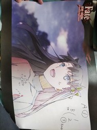 Fate stay night 遠坂凜 紙（特典？） &紅A file