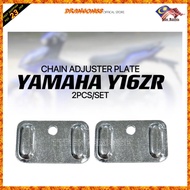 YAMAHA Y16ZR CHAIN ADJUSTER PLATE (2PCS/SET) Y16 Y16Z Y16ZR LANTAI ADJUSTER