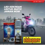 Lampu Led H6 Motor Autovision Honda Yamaha Beat Mio matik bebek F1 Put