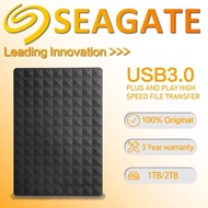 ฮาร์ดไดรฟ์ภายนอก SEAGATE external hard disk 2tb ฮาร์ดดิสพกพา hdd 1tb ฮาร์ดดิสก์ hard disk usb3.0 2.5" รับประกัน 3 ปี