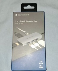 DEUTSCHMACHT 7合1 Type-C Hub HDMI讀卡器
