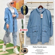 PARKA HODIE JEANS WANITA LD 114CM TERBARU MODIS