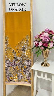 Batik Corak Seta Moda Royal Silk Kain Pasang Printed Bidang 45