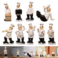[ 1x Resin Chef Figurine Statue Ornaments Bar Restaurant Kitchen Cafe Decor Teapot