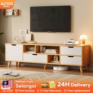 AX TV Cabinet Tv Rack Rak tv kayu Wooden Kabinet Tv Almari TV 3FT/4FT/5FT/6FT Console Kabinet TV Med