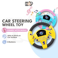 【Sound Recognise】Car Steering Toys Steering Wheel Toy Car Mainan Baby Steering Toys Kids Baby Toys S