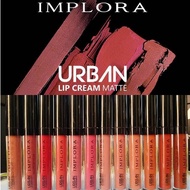 Lip Cream Ombre Set IMPLORA Lipstick Lipstik Shade Cream Dusky Nude + Teracota - No 1+2