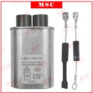 Microwave Oven High Voltage HV Capacitor 2100VAC 0.85UF 0.90UF 0.95UF , 1.00UF , 1.05UF , 1.1UF Micr