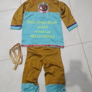 Baju kesenian jawa barat singa depok