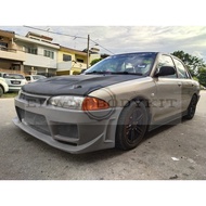 Wira Satria Kansai Evo3 Fiber Front Bumper C99 Purta Bodykit Depan Bumper Fiber Material