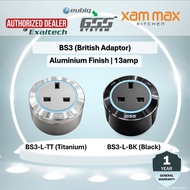 GSS Eubiq - BS3 British Adapter BS3-BLK / BS3-TT (Black / Titanium) / Eubiq Socket Adapter