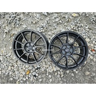 FLOW FORMING Wheels THAILAND TC105X Sport Rim - 17x8J 5x100 ET35 - Gloss Black  & Hyper Black - READ