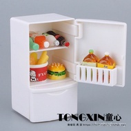 Cute Children Simulation Mini Refrigerator Toy Kitchen Play House Girl Boy Baby 6th Birthday Gift 4 