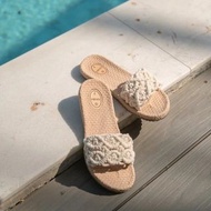 ‼️正貨‼️泰國人氣王🔥❤️
泰國VPADA米白色編織拖鞋