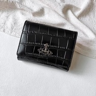 Vintage Vivienne Westwood 鱷魚紋口金三折短夾