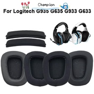 CHAMPIONO 1Pair Ear Pads, Replacement Foam Ear Cushion Cover, Sponge Gaming Headphone Accessories He