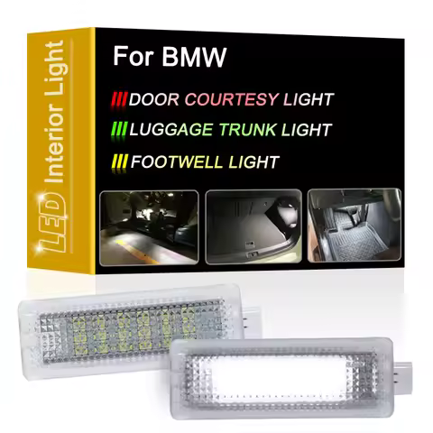 LED Door Courtesy Luggage Trunk Footwell Light Assembly For BMW 1/3/5/6/7 Series E82 E88 E81 E87 M c