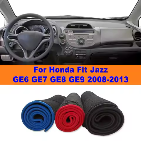 Anti-Glare Dashboard Cover Dash Mat Non-Slip Sun Shade Pad Interior Protector For Honda Fit Jazz GE6