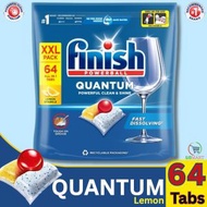 Finish Quantum 全效洗碗凝珠, 64粒 (檸檬味){平行進口}