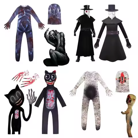 Scp Foundation Cosplay Costumes Anime SCP 6789 173 096 049 Halloween Costume Funny Horror Clothing F