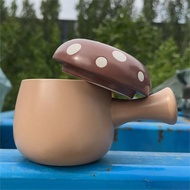 Mushroom Mug 500ml with Lid可以煮牛奶用于火炉电磁炉