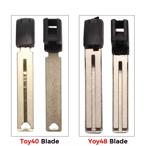 Jingyuqin For Toyota Highlander Land Cruiser RAV4 Car Key Fob Uncut Yoy40 Toy48 Blade New Smart Remo