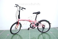 จักรยานพับได้ญี่ปุ่น - ล้อ 20 นิ้ว - มีเกียร์ - Dahon Suv D6 - สีแดง [จักรยานมือสอง]