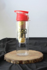 INFUSED WATER BOTTLE/BOTOL MINUM INFUSED WATER RED