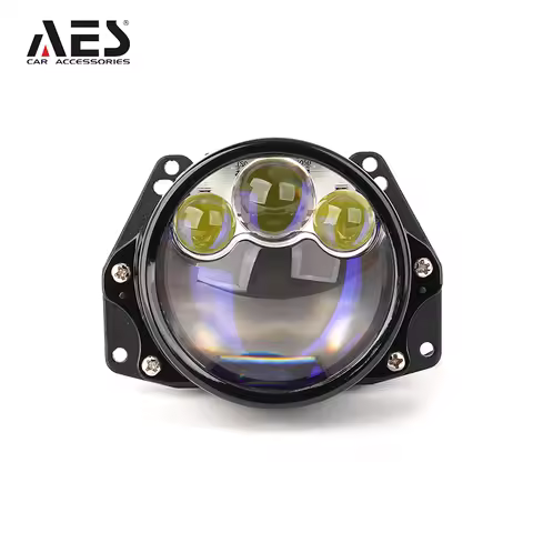 AES UX-3 Tri Laser Bi Led Projector 80W Super Power Car Headlight Projector Bi Led Headlight for Car