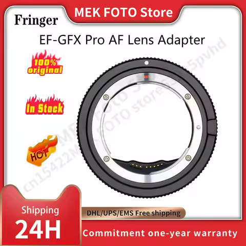 Fringer EF-GFX Pro Lens Adapter Auto focus Adapter for Canon SIGMA TAMRON Lens to Fuji GFX FX100 GFX