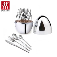 Zwilling Western Cutlery 24 Piece Set 304 Stainless Steel Spoons Chopsticks Knives and Forks