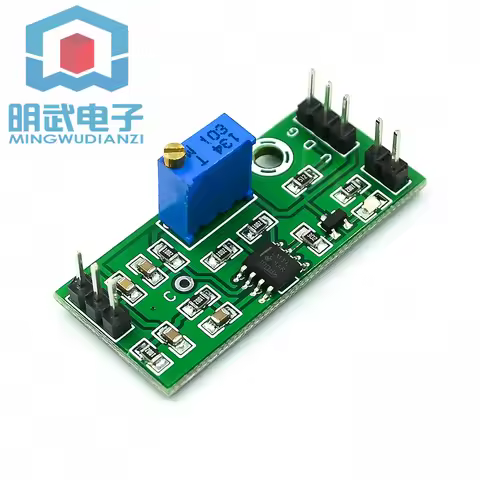 LM393 Voltage Comparator Module Adjustable Precision Signal Waveform Shaping High Level Dual Output 