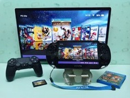 新淨 PSV 1006 黑色  升级版 128g咭 OLED高清屏幕 配全能模擬器 月光寶盒 psv psvita psvtv  Ps vita