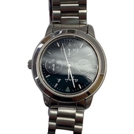 Agnes b. others Wrist Watch analogues BLK SLV V33J-0010 Direct from Japan Secondhand