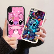 HW-35 THE Stitch Shockproof Silicone Casing for iphone 8 6 7 XS X XR Max Plus
