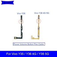 Power Volume Button Flex Cable For Vivo Y35 / Vivo Y36 4G / Vivo Y36 5G Replacement Part.