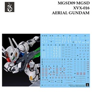 [COPY GHOST] MGSD09 MGSD XVX 016 AERIAL GUNDAM WATER SLIDE DECAL