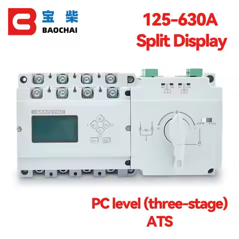 Generator ATS Automatic Transfer Switch Double Power Controller 63A 100A 125A 250A 630A 1000A ATS SL