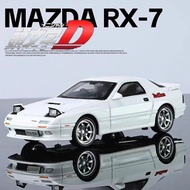 INITIAL D Diecast car 1:32 Mazda RX-7 FC JDM Coupe Car Models Alloy Diecast Toy Vehicle Doors Openab