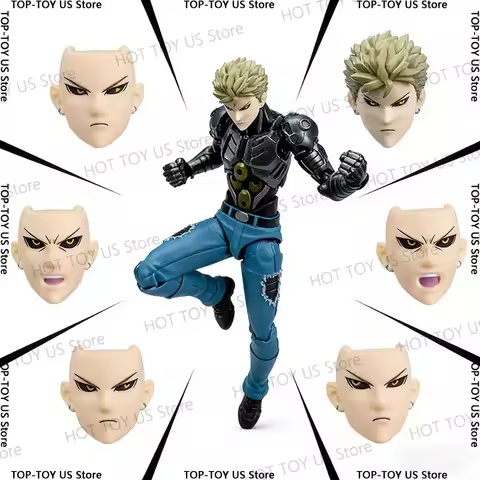 New Ko Genos Kaiyodo Revoltech Yamaguchi One Punch Man Anime Action Figures Joint Movable Model Stat