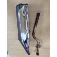 Rsx Fi exhaust with titanium neck - motorcycle parts