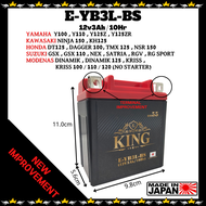 【READY STOCK】OTOBAI MOTORSPORT KING MOTORCYCLE BATTERY BATERI MOTORSIKAL KING E-YB3L-BS YB3 YB3L YAM