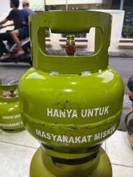 Tabung gas 3 kg/tabung hijau/tabung gas 3 kg kosong