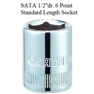 SATA 1/2"dr. 6 Point & 12 Point Standard & Deep Length Metric Sockets
