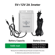 UPS Mini USB 5V 2A Adaptor Power CCTV 1800/3350mAh Mini UPS Untuk IP Camera System Cadangan Baterai