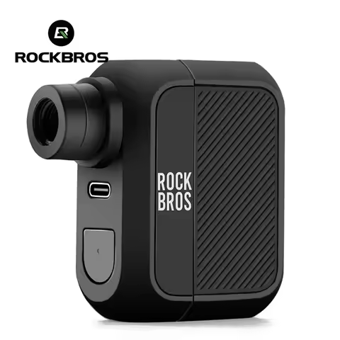 ROCKBROS Electric Air Pump Portable 100PSI Bicycle Pump Air Compressor Rechargeable Tire Inflator Pu